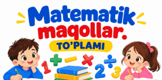 Matematik maqollar. TO’PLAMI