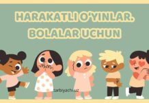 Harakatli o‘yinlar. BOLALAR UCHUN Harakatli o‘yinlar. BOLALAR UCHUN