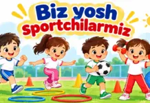 Biz yosh sportchilarmiz”.(Tayyorlov guruhlari uchun sport ko`ngilochar ssenariysi