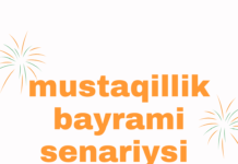 “Buyuk va muqaddassan mustaqil Vatan”- tadbir ssenariysi mustaqillik bayrami ssenariysi mtm