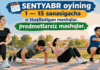 SENTYABR oyining 1 - 15 sanasigacha o`tkaziladigan mashqlar.Predmetlarsiz mashqlar.